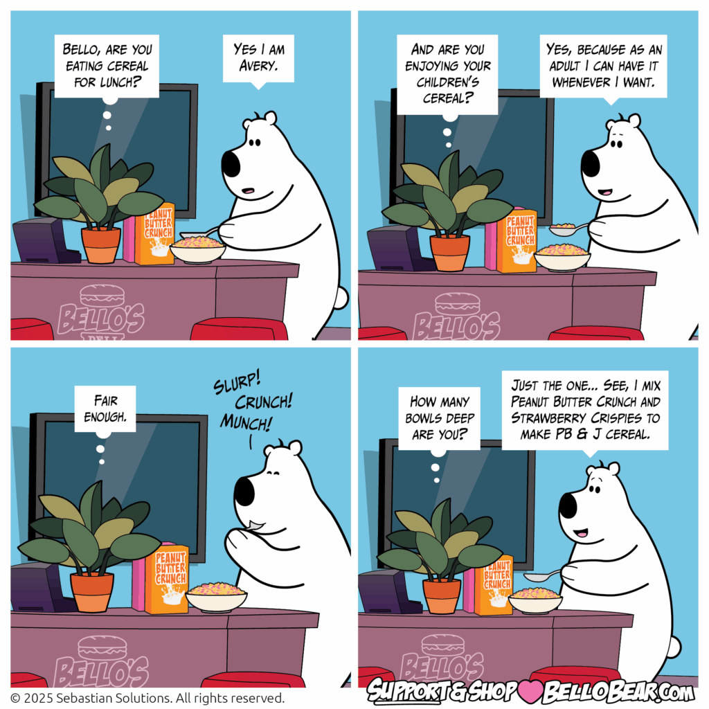 Bello Bear I Like Cereal